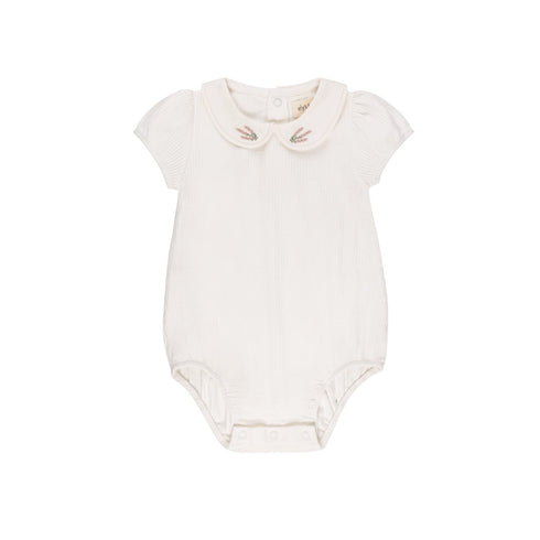 Girls Elys & Co Organic Embroidered Collar Collection